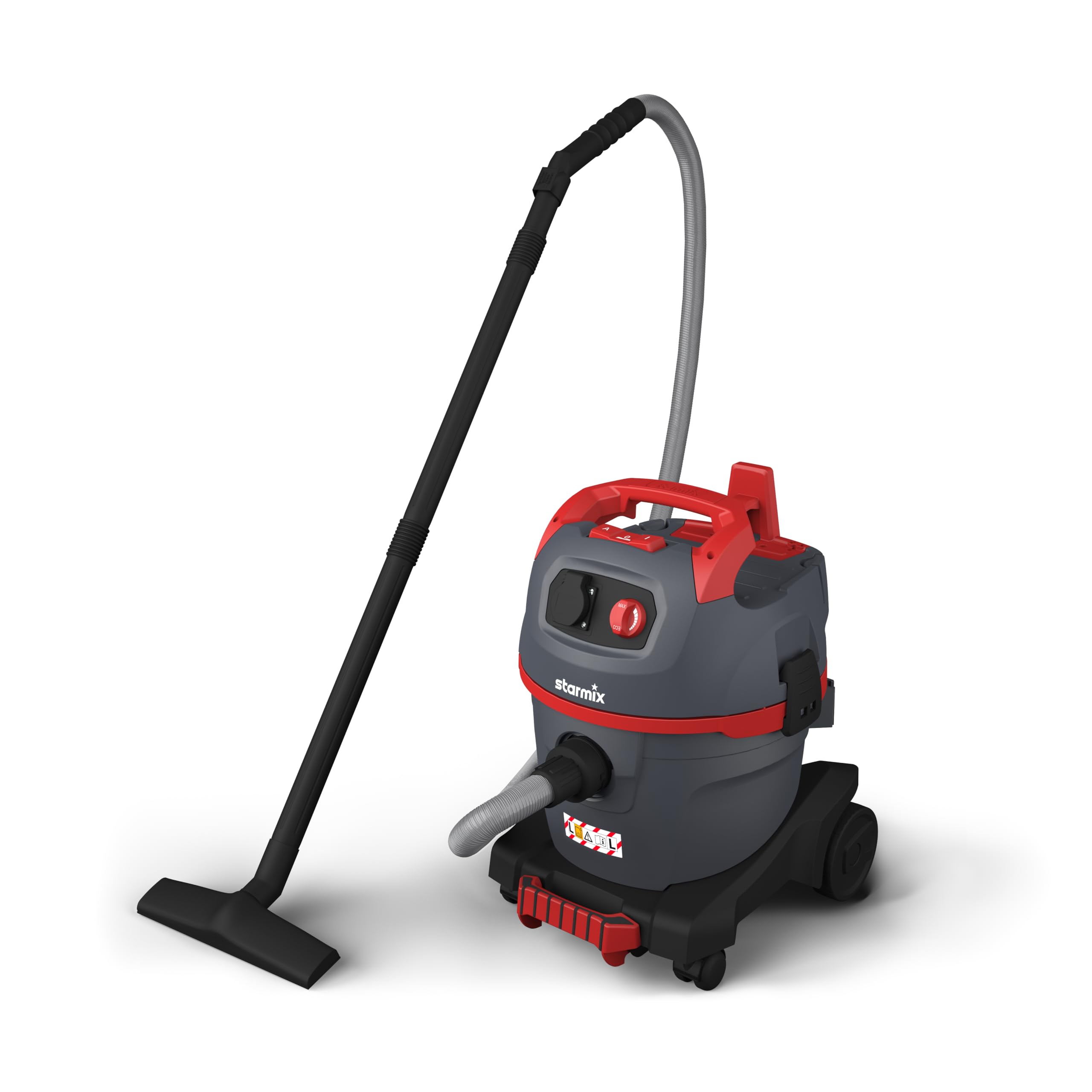 Starmix uClean ADL-1420 EHP Aspirador industrial Clase L 1400 W 20 L Enchufe de dispositivo Filtro M Regulación de velocidad Seco y húmedo