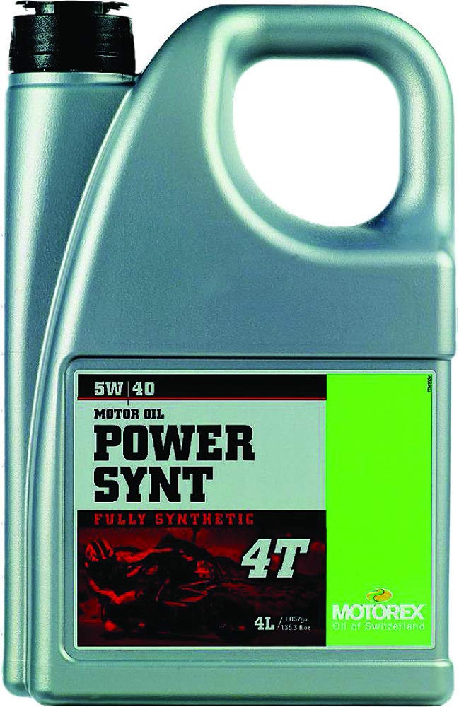 Amazon.com: Motorex Power Synthetic 4T Motor Oil 5W-40 4 Liter