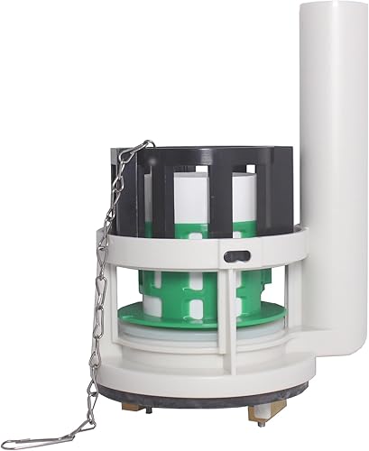 Válvula de descarga de inodoro para orificio de descarga de 3 pulgadas, kit de repuesto de inodoro de una pieza, válvula de tanque de inodoro apta