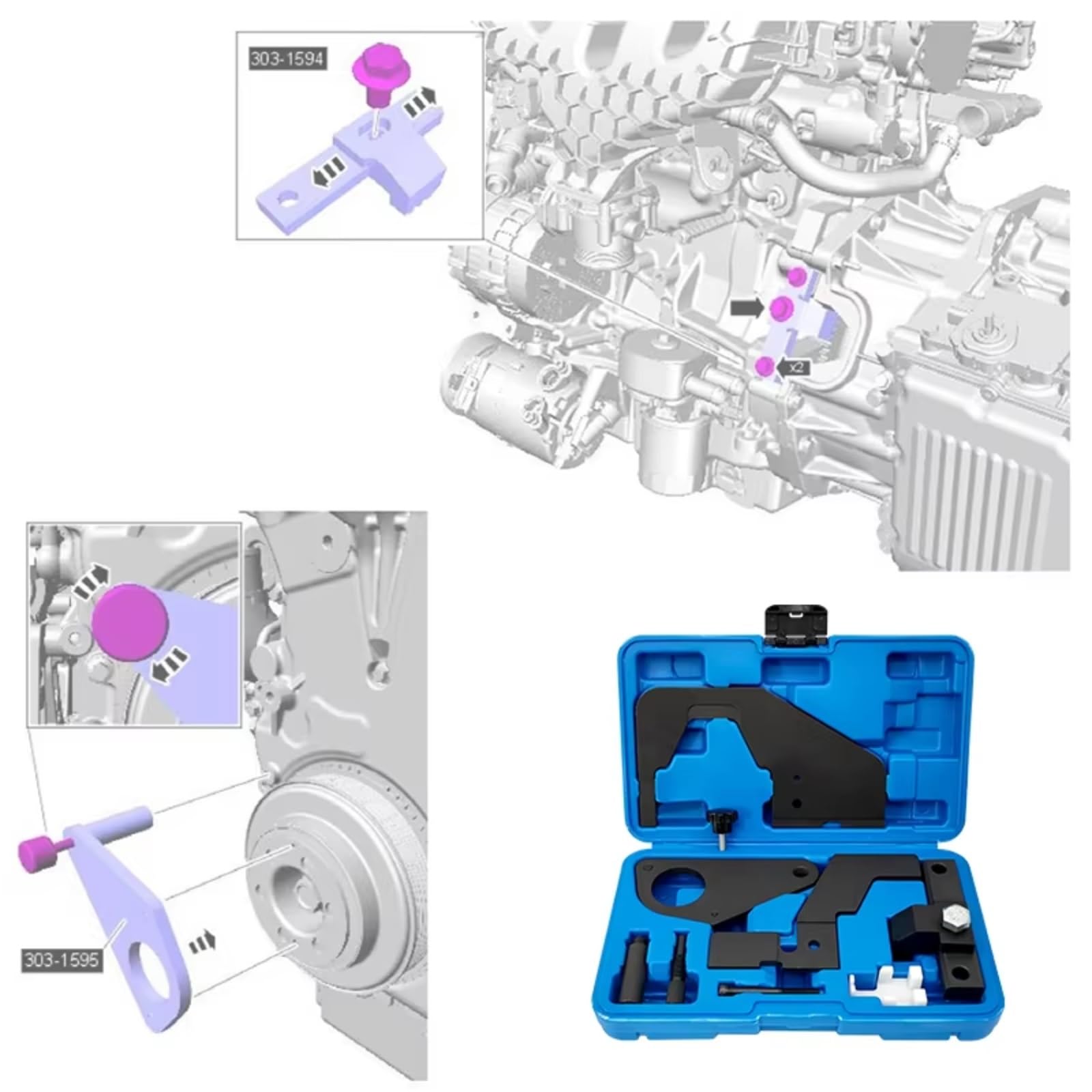 Kit Herramientas Sincronización Motor Para Ford Para Mondeo Para Fusion