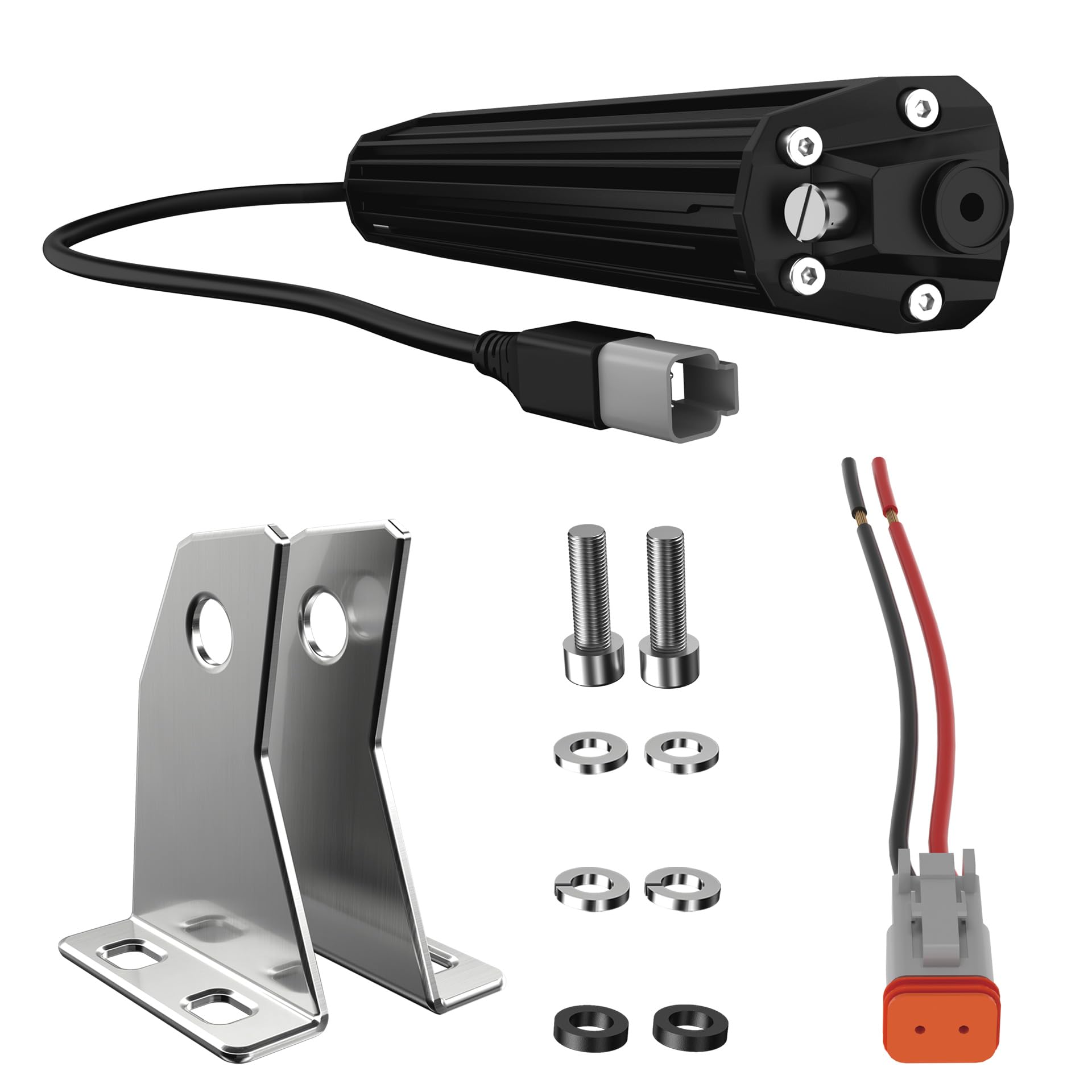 Philips Ultinon Drive 5004L LED-Zusatzscheinwerfer für Fernlichtfunktion, 30'' single-row LED-Lightbar, 12V/24V, 3.200 Lumen, bis zu +458 m Lichtstrahllänge, Straßenzulassung