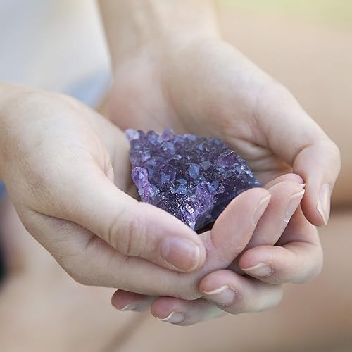 Miniatura 4 de Kit premium de cristales y piedras curativas en caja de madera  Juego de 7 piedras de chakra cuarzo rosa racimo de amatista puntos de cuarzo péndulo