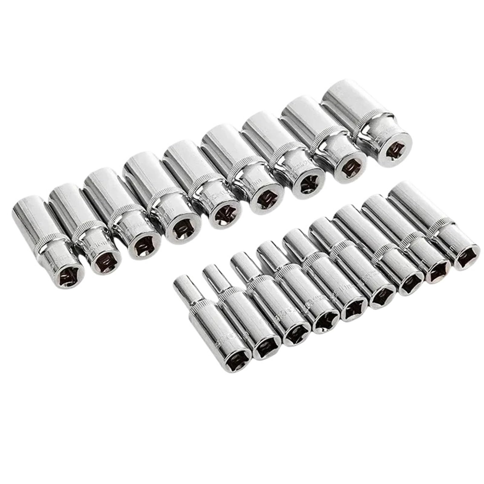 Douille hexagonale longue 3/8 contre écrous inaccessibles en chrome vanadium 6-24