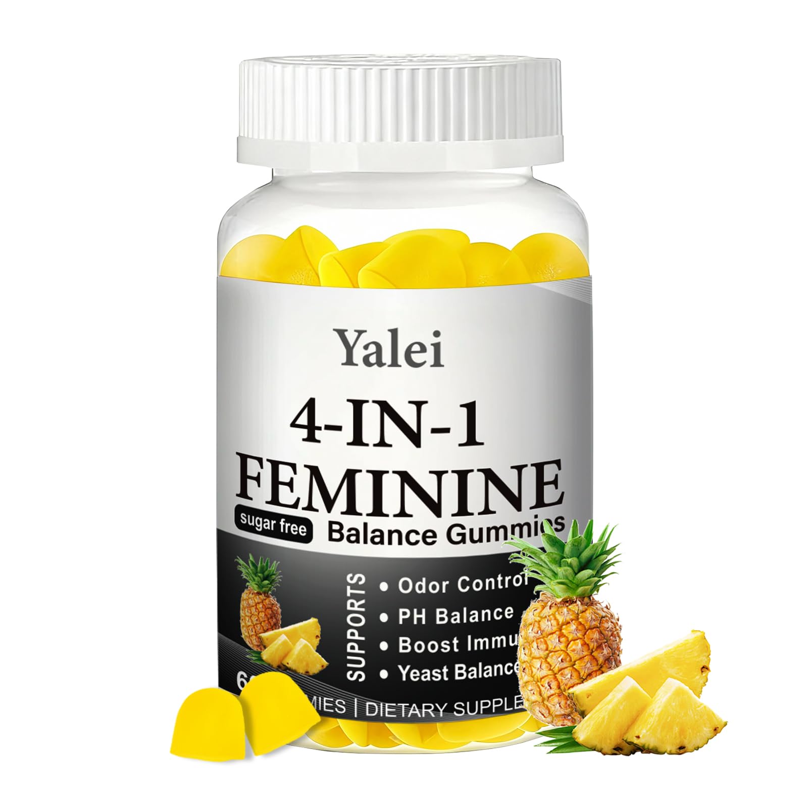 Amazon.com: Yalei 4-in-1 Premium Feminine Balance Gummies & PH