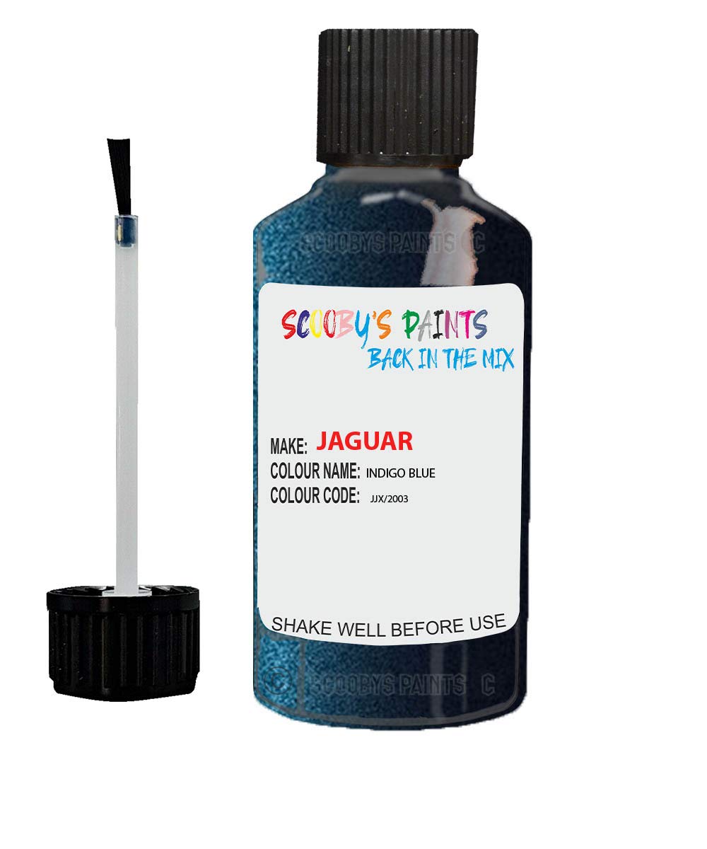 Gift Plaques UKScobby Paints Car Scratch Repair Touch Up Paint 20ml Compatible with Jaguar Indigo Blue Jjx