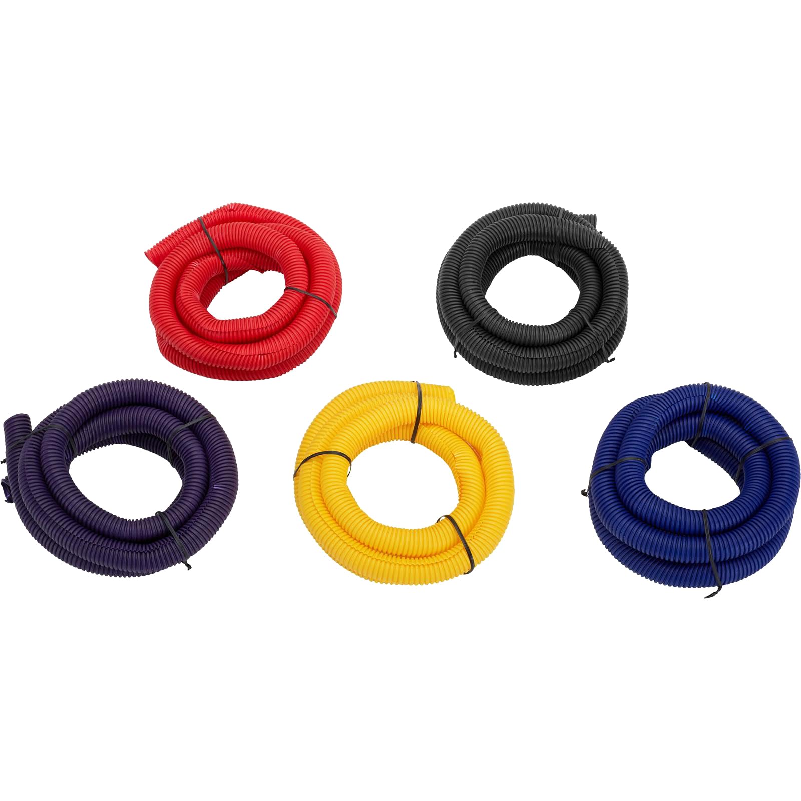 Split Wire Loom Conduit Tubing, 3/4 Inch Diameter, 6 Ft. Long, Blue