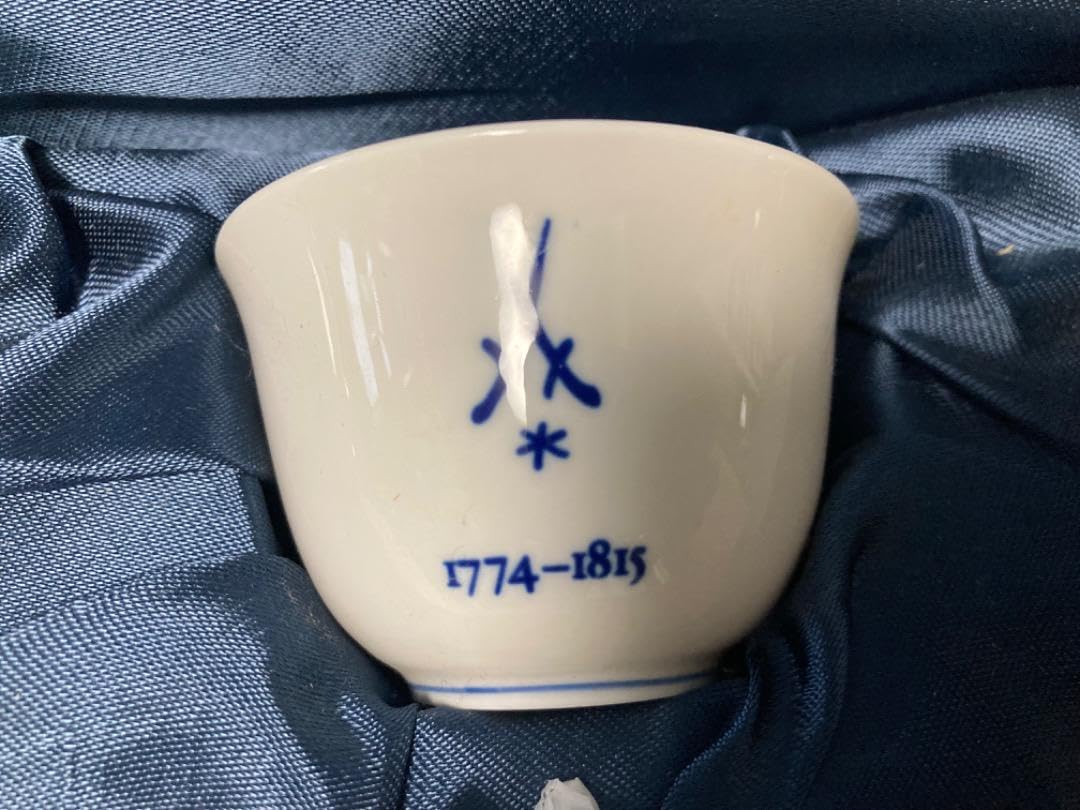 Amazon.co.jp: Meissen マイセン 歴代双剣マーク茶器6客セット 