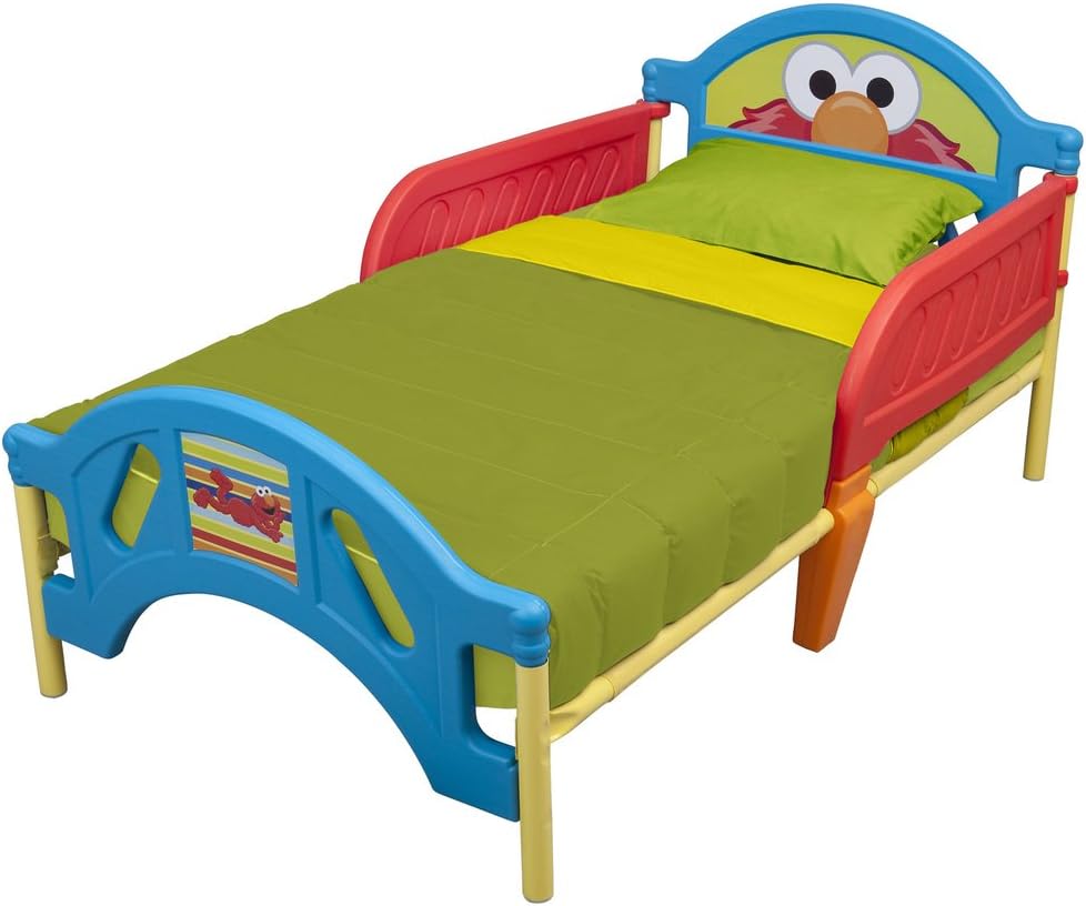 Delta Children Plastic Toddler Bed, Sesame Street