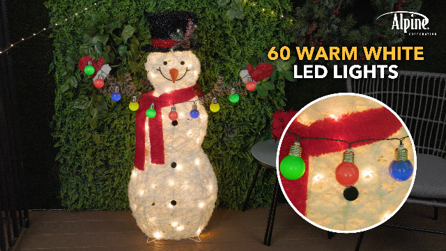 室外用  スノーマン☆LED Walmart Black Friday Deals 2025 - Zimtown LED Lighted Snowman