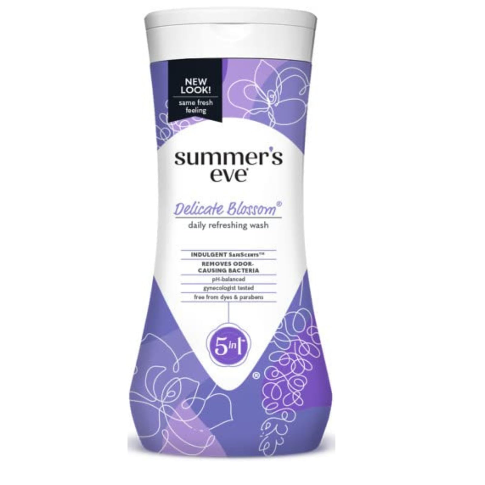 Summers Eve Delicate Blossom Feminine Wash For Sensitive Skin - 15 Oz