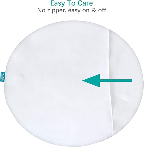 Miniatura 15 de Biloban Funda de colchón impermeable compatible con moisés Fisher-Price calmante Motions Moisés y moisés luminoso Fisher-Price, paquete de 2