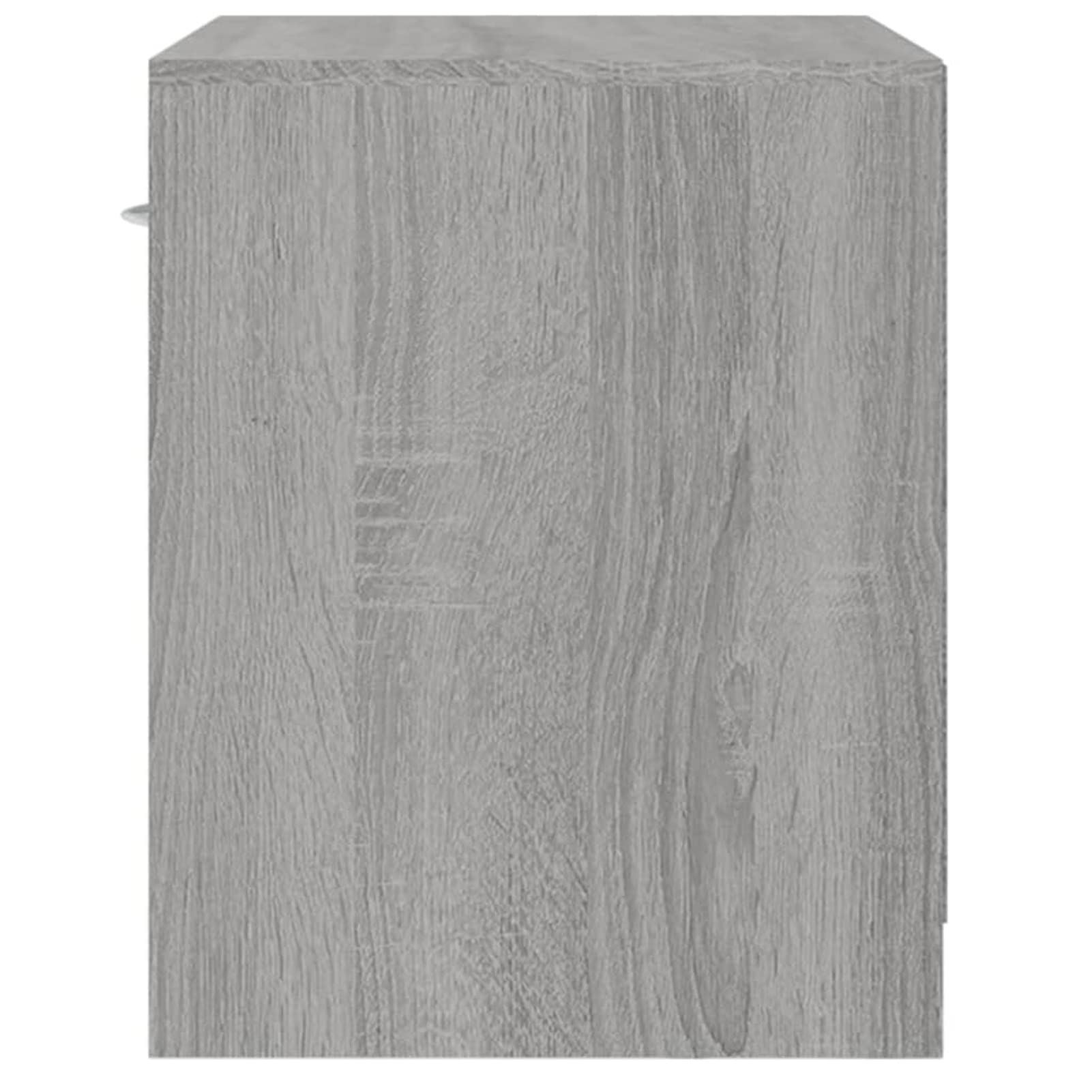 LAPOOH Comodini 2 pezzi con cassetto grigio Sonoma, comodini, comodini, comodini per soggiorno, camera da letto, 342587
