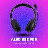Vista 6 de PDP Gaming LVL40 Wired Stereo Headset With Noise Cancelling Microphone Black - PS5PS4