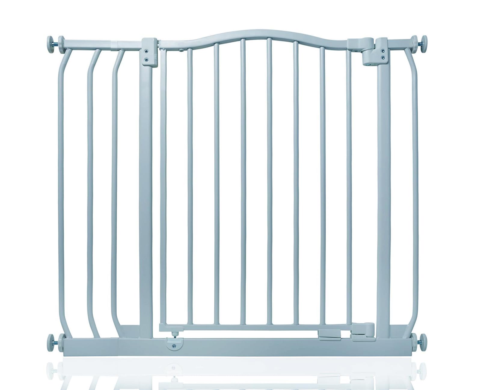 Safetots Curved Top Safety Gate, 71cm - 80cm, Matt White, Pressure Fit Stair Gate, Baby Gate for Doors Hallways and Spaces, Safety Barrier, Easy Installation — view 41