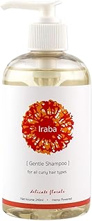 Iraba Curly Hair Shampoo – Clarifying, Natural and Sulphate Free Shampoo for All Types of Curly Hair – Curl Keeper, Anti Frizz And Organic 8oz Curl Shampoo (236 ml)