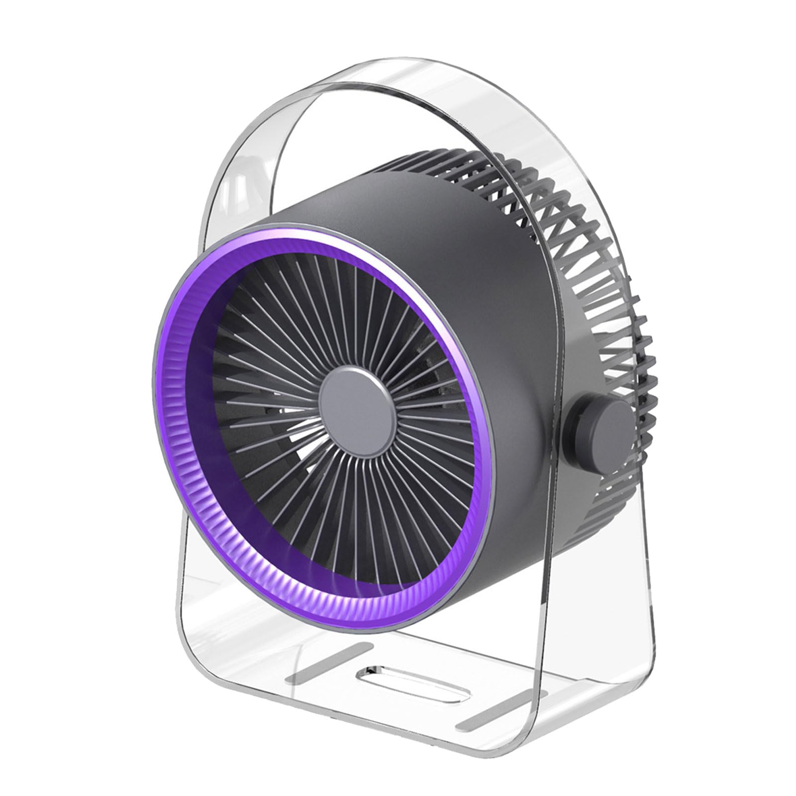 Tsophreniq Desktop Fan USB Rechargeable Wall Mounted 3 Speeds Circulating Cooling for Desktop Use Student Room