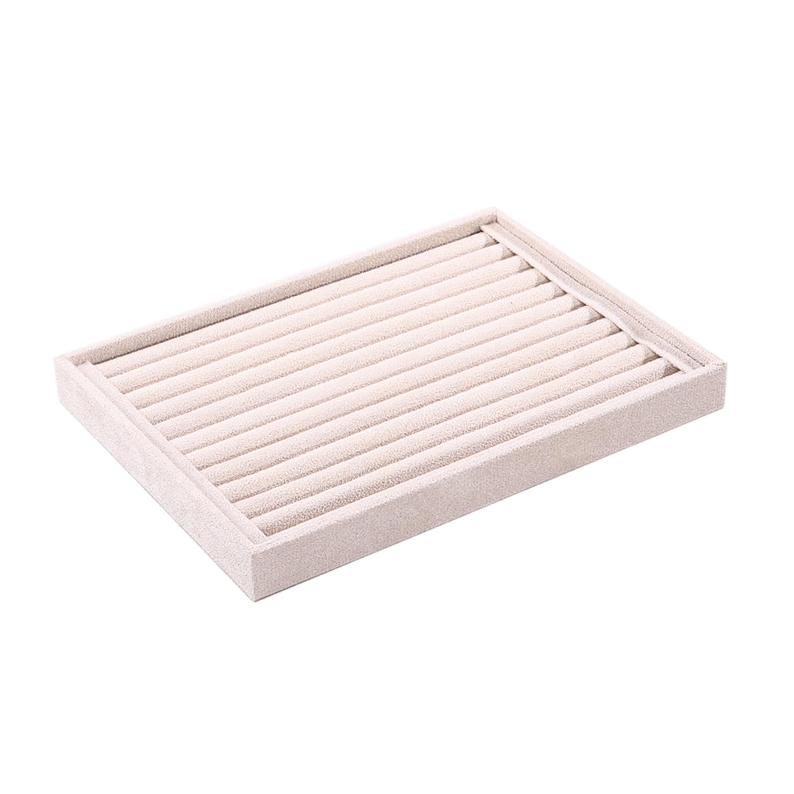 Yhplxyuus Velvets Rings Display Tray Multifunctional Jewelry Storage Organiser Stackable Jewellery Case Stylish Her Stackable Jewelry Organiser
