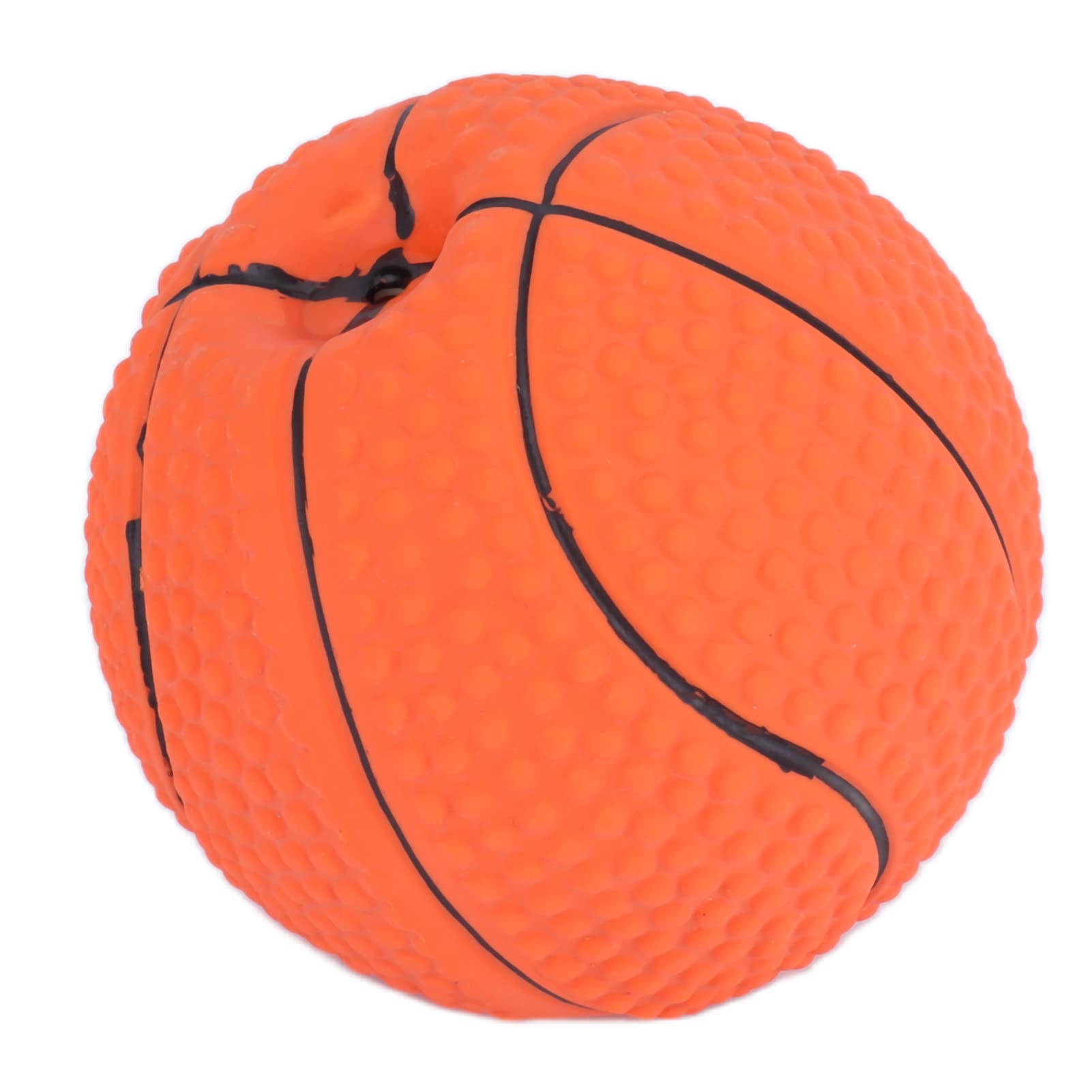 Bediffer Durable Dog Squeaky Toy, Medium Large Latex Ball
