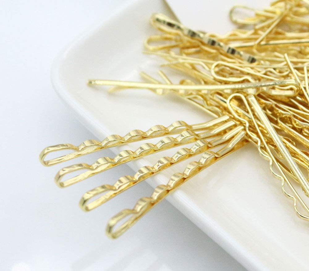 Amazon | shefun ヘアピン ゴールド 前髪 ピン アメリカピン 前髪