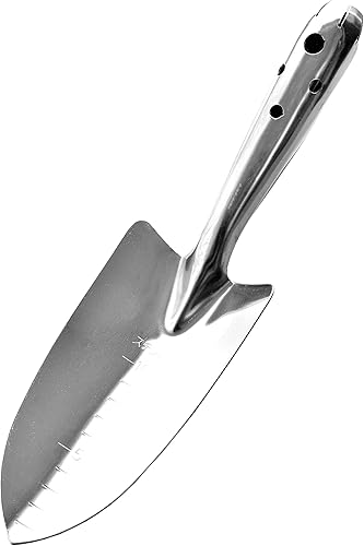 Paleta de jardín a prueba de dobleces de acero inoxidable japonés de alta resistencia, hecha en Japón, herramienta de pala de jardín manual con