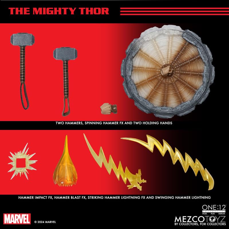 Mezco Toyz One:12 Collective Marvel Comics The Mighty Thor - Personaggio da collezione in scala 1:12
