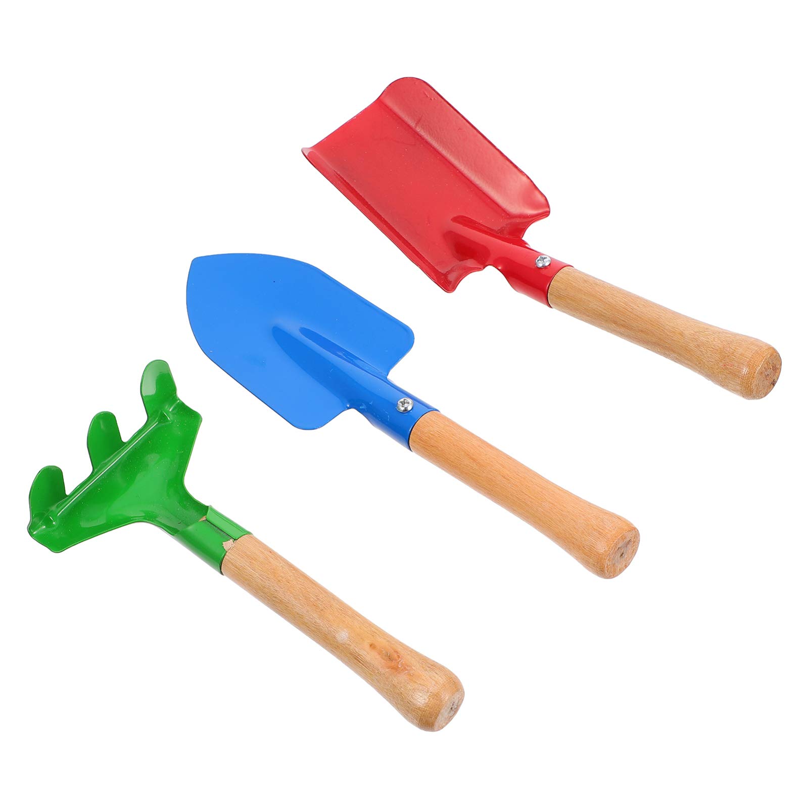 FELTECHELECTR Boys and Girls Garden Tools Mini Shovel Rake Set Safe Material Perfect for Toddlers Fun Gardening Playset