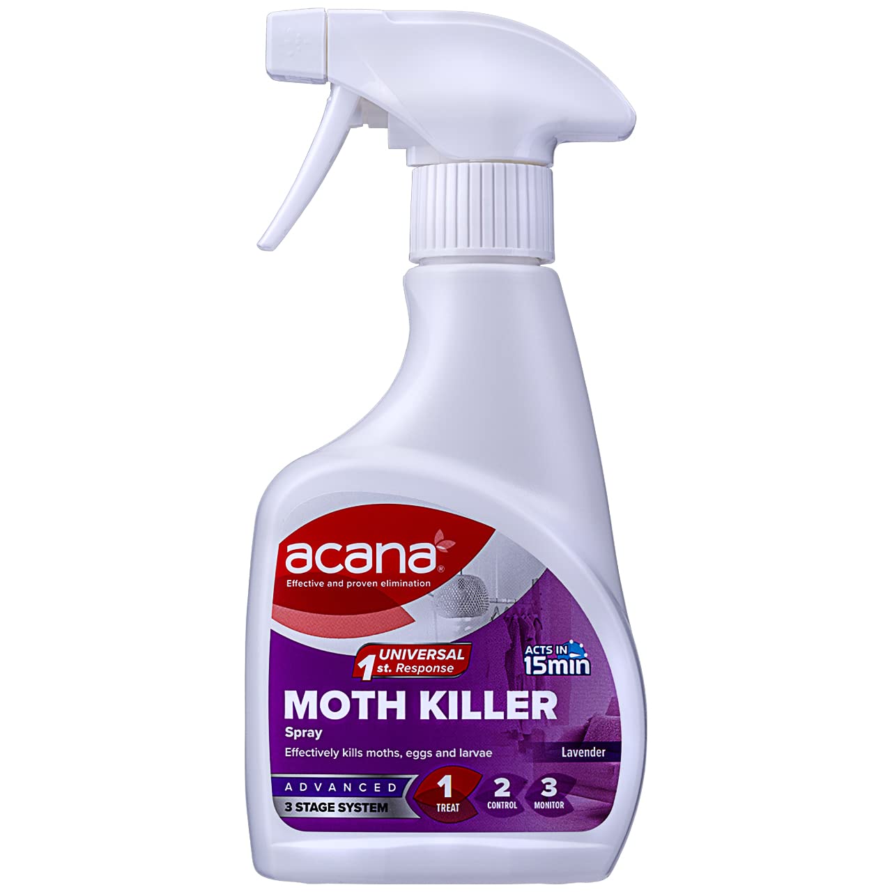 Buy Acana Moth Killer & Freshener, Lavender, 275ml Spray Formula