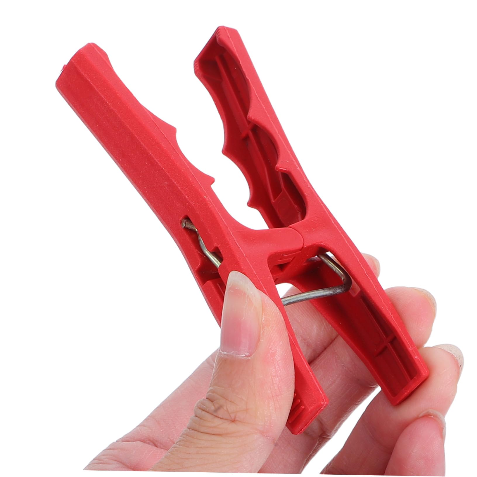 ifundom Clips de Fixation pour Plantes Grimpantes 100 Pcs Plastique Rouge