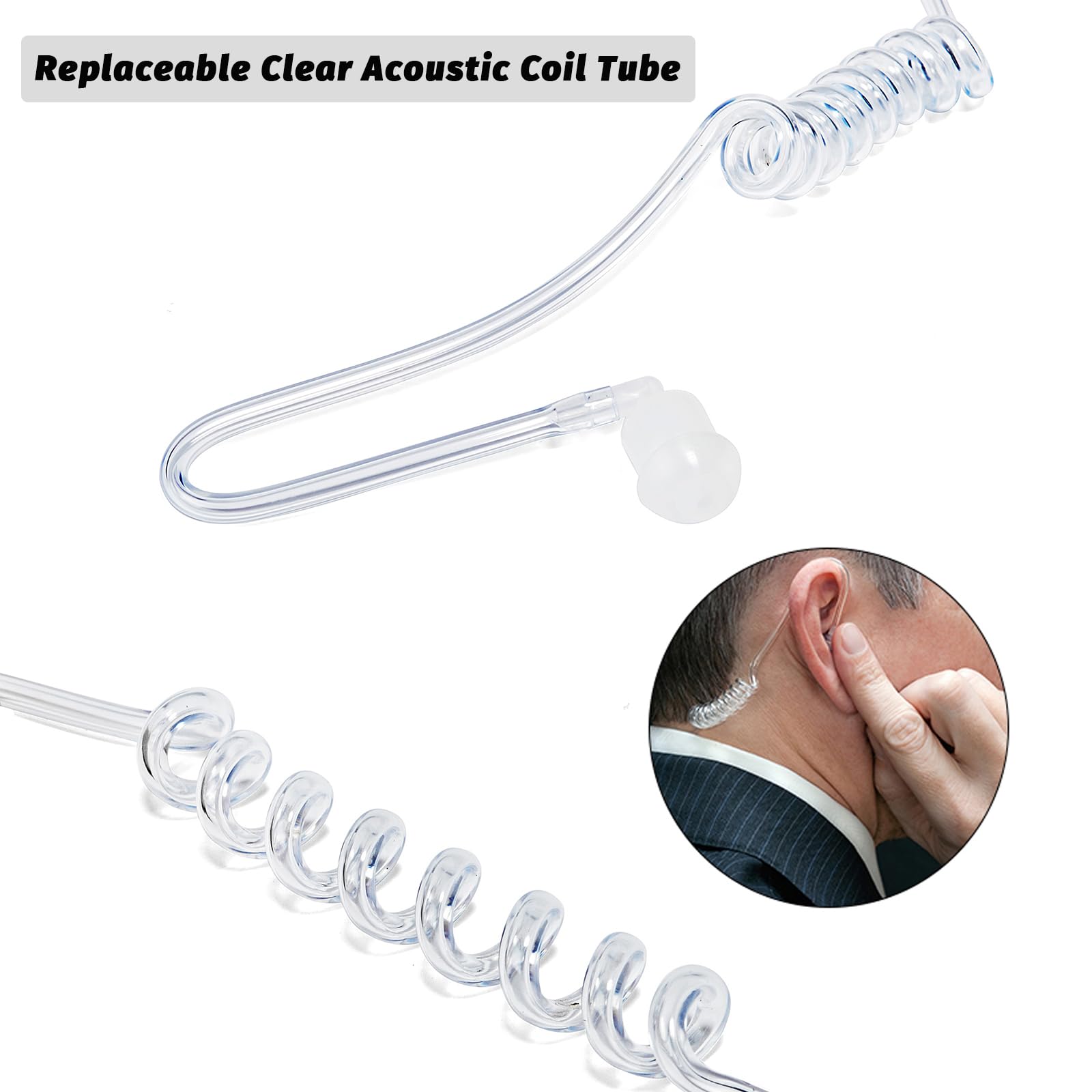 Amazon.com: 3 Pack Radio Earpiece with Mic for Motorola CP200D