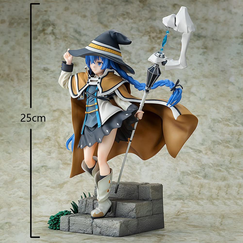 25 cm sans boîte) figurine d'action du magicien Roxy Migurdia de 25 cm Mushoku Tensei: figurine
