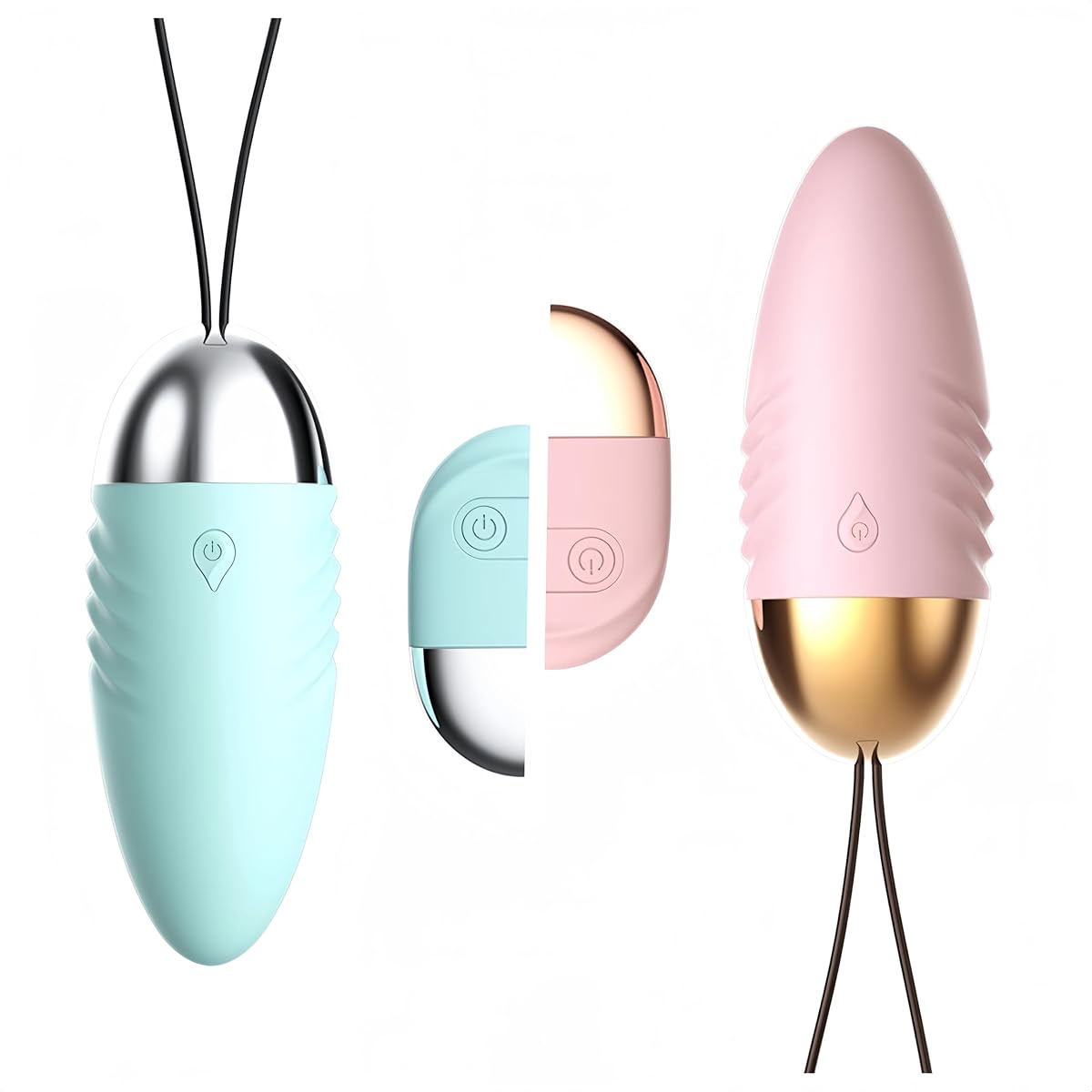 【人気】強力＆静か ローター 女性用 人気ランキング - 遠隔操作 バイブ 女性用 | アダルトグッズ ラブグッズ 静音 バイブ 遠隔ローター - 大人の玩具 遠隔操作 バイブ ローター 遠隔ローター 乳首/クリ責め 【超静かな6000回/分高頻度振動】 (青)