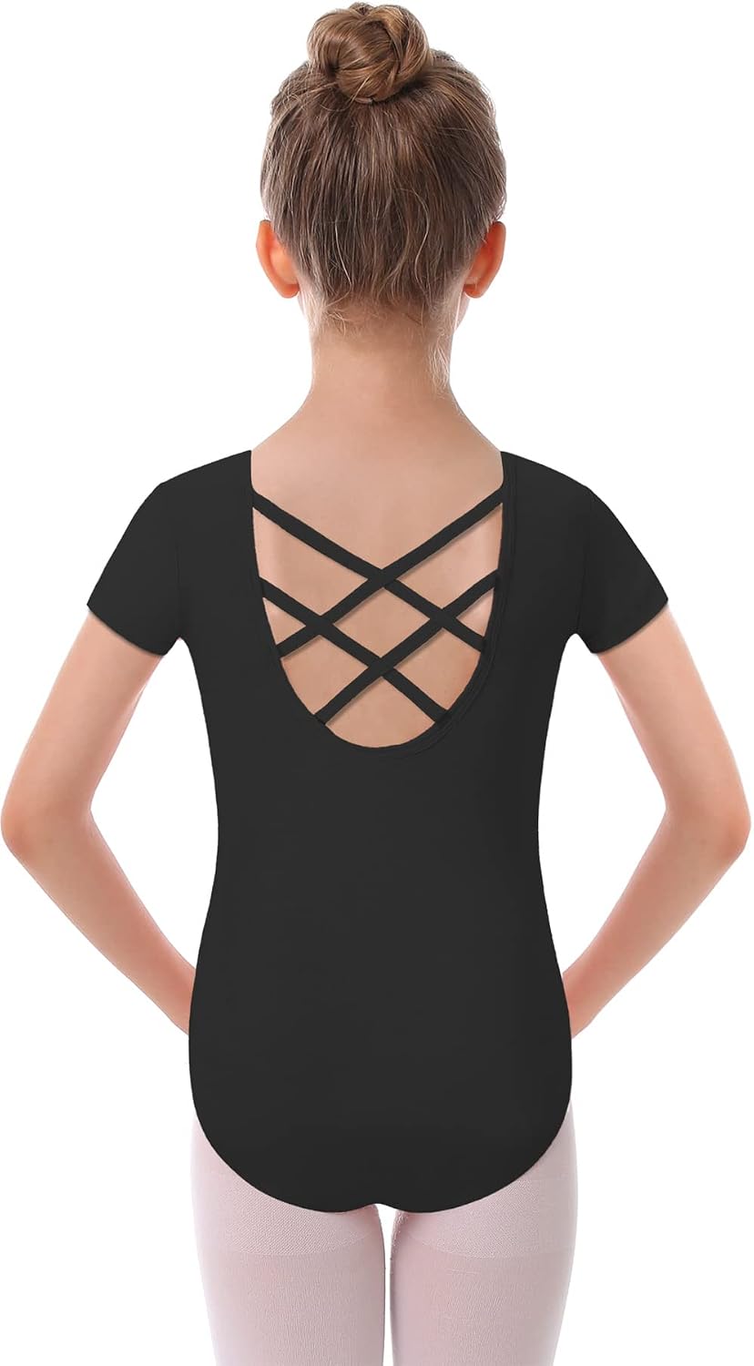 MdnMd Girls Toddler Leotards for Dance Ballet Gymnastic Outfits Classic Basic Leotard