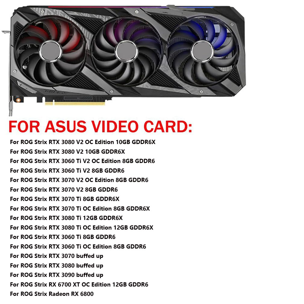 Amazon.com: Graphics Card Cooling Fan Replacement for ASUS ROG