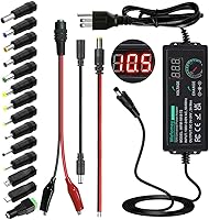 Vista 1 de Fuente de alimentación universal 3V ~ 24V 3A 72W Cargador de adaptador variable ajustable de CA/CC, convertidor de CA a CC de 100 V-240 V