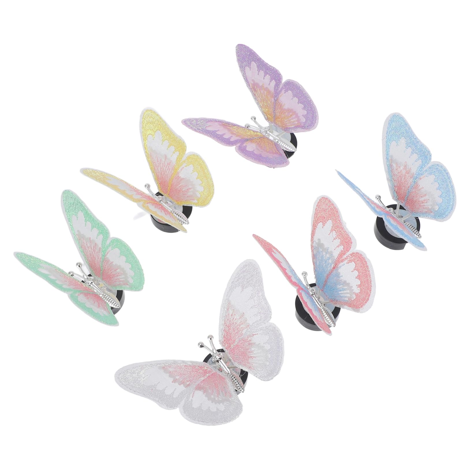 PartyKindom 30stücke Auto Lüftung Clips Süße Schmetterlingsform Aroma-diffusoren Für Innenraum Deko Clips Für Luftauslässe Farbenfrohes Set in Farben