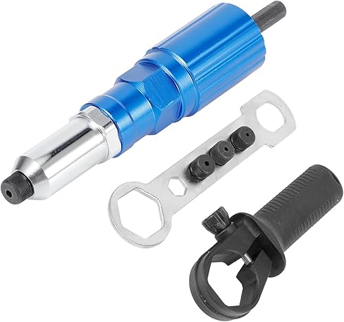 Miniatura 1 de TOPINCN Electric Riveter Conversion Connector Adaptor, Rivet Drill Attachment for Efficient and Durable Riveting