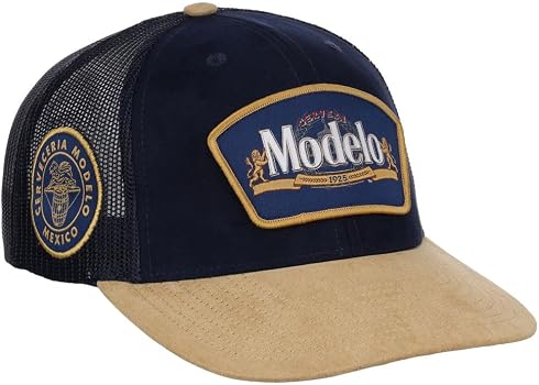 Amazon | Modelo Beer Trucker 調節可能なスナップバックキャップ 