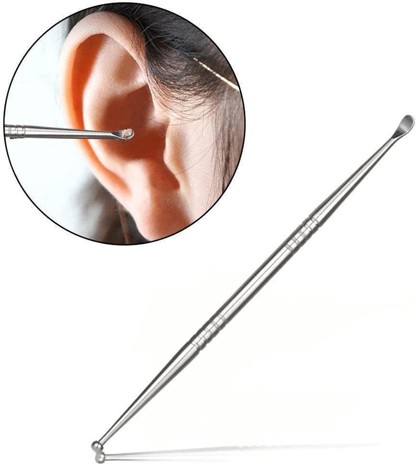 Earwax Removal Ear Wax Pickers Steel Acupuncture Point Probe Auricular Pen Picks Removal Curette Cleaner Care Tool