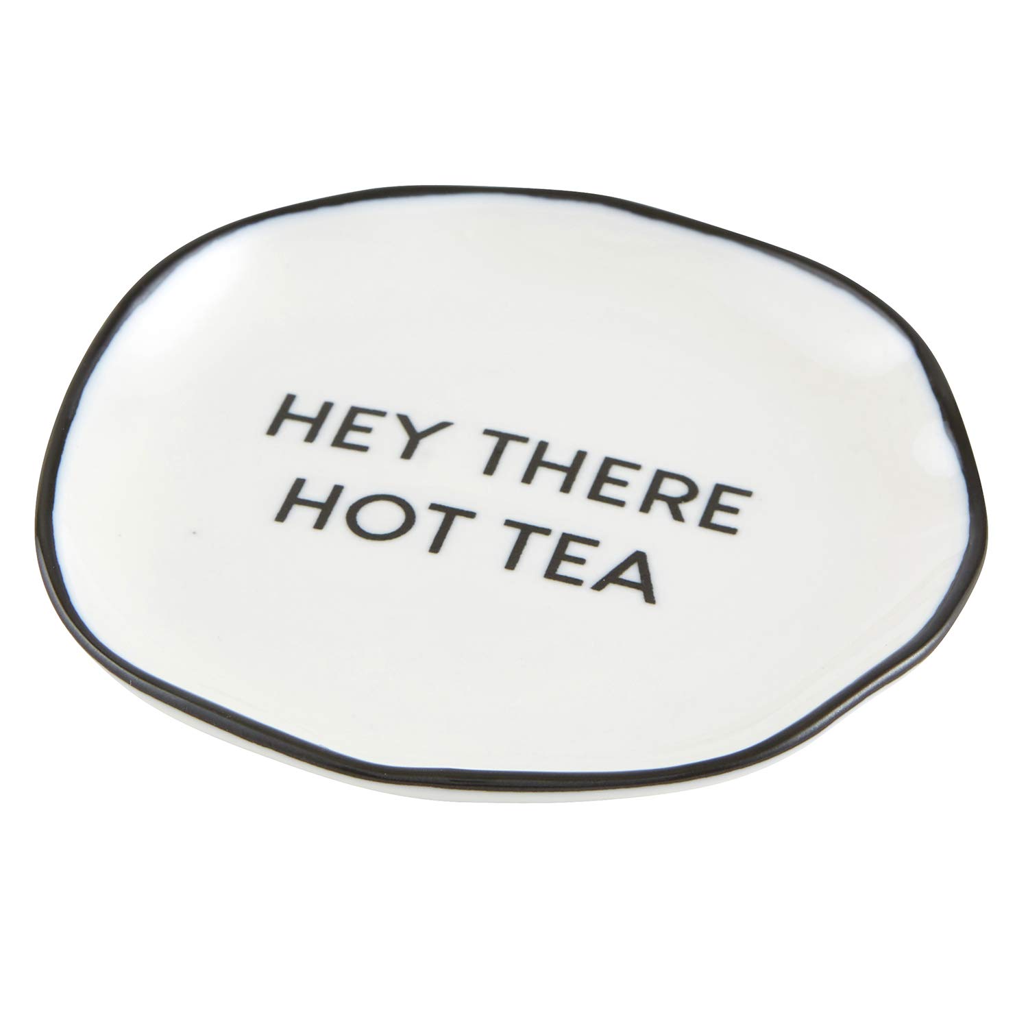 Santa Barbara Design Studio SIPS Drinkware Ceramic Tea Bag Rest, 3.5
