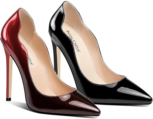 Amazon.com: ANN CREEK Tulbagh Zapatos de tacón alto de aguja de alta moda  para mujer, color degradado con ribete curvo superior : Ropa, Zapatos y  Joyería