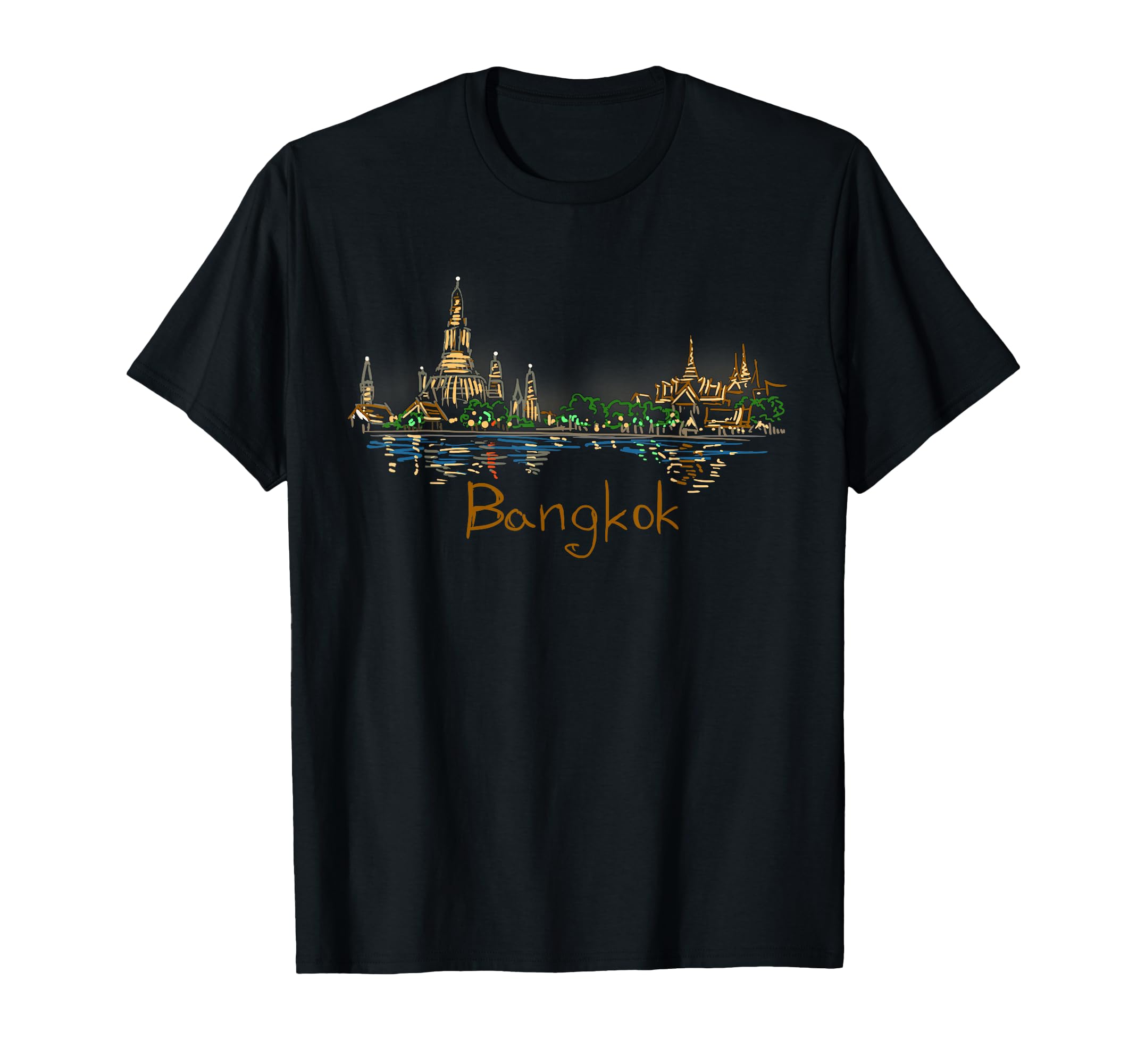 Bangkok City Thailand Souvenir Gift for Men Women T-Shirt