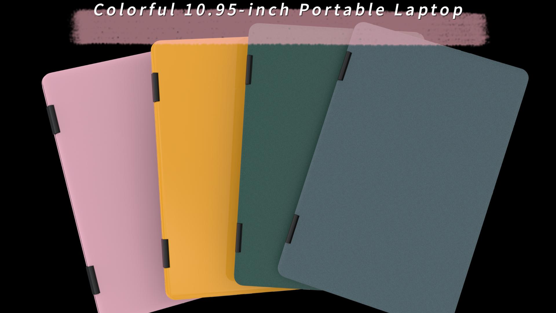 notebookページ 11” 2-in-1 Touchscreen Laptop Pink, FHD 1920x1200 IPS Display