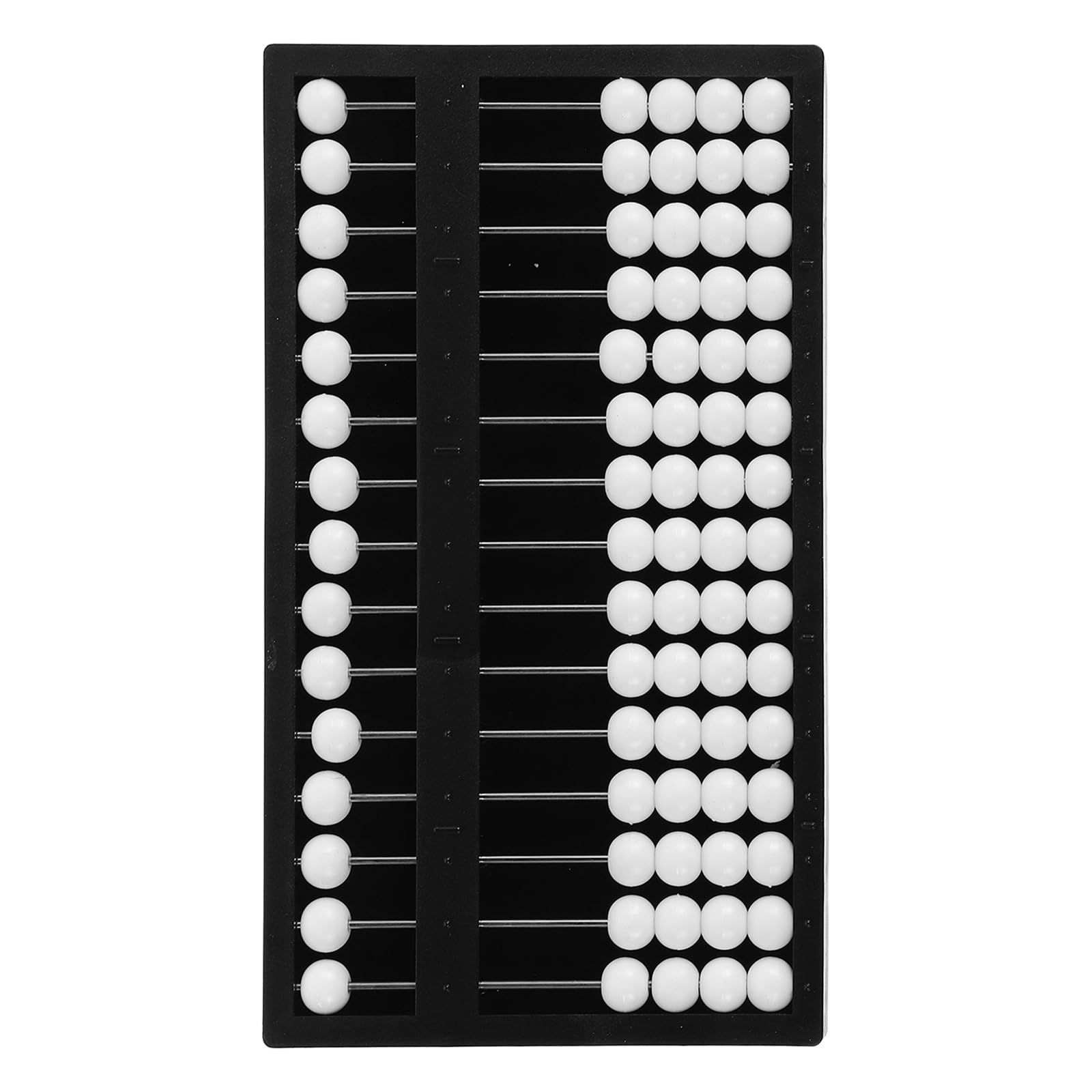 LALAFINA Ábaco Braille de Plástico Portátil Marcas en Braille para Estudiantes Ciegos, Adecuado para Cálculo en Escuela y Uso Doméstico