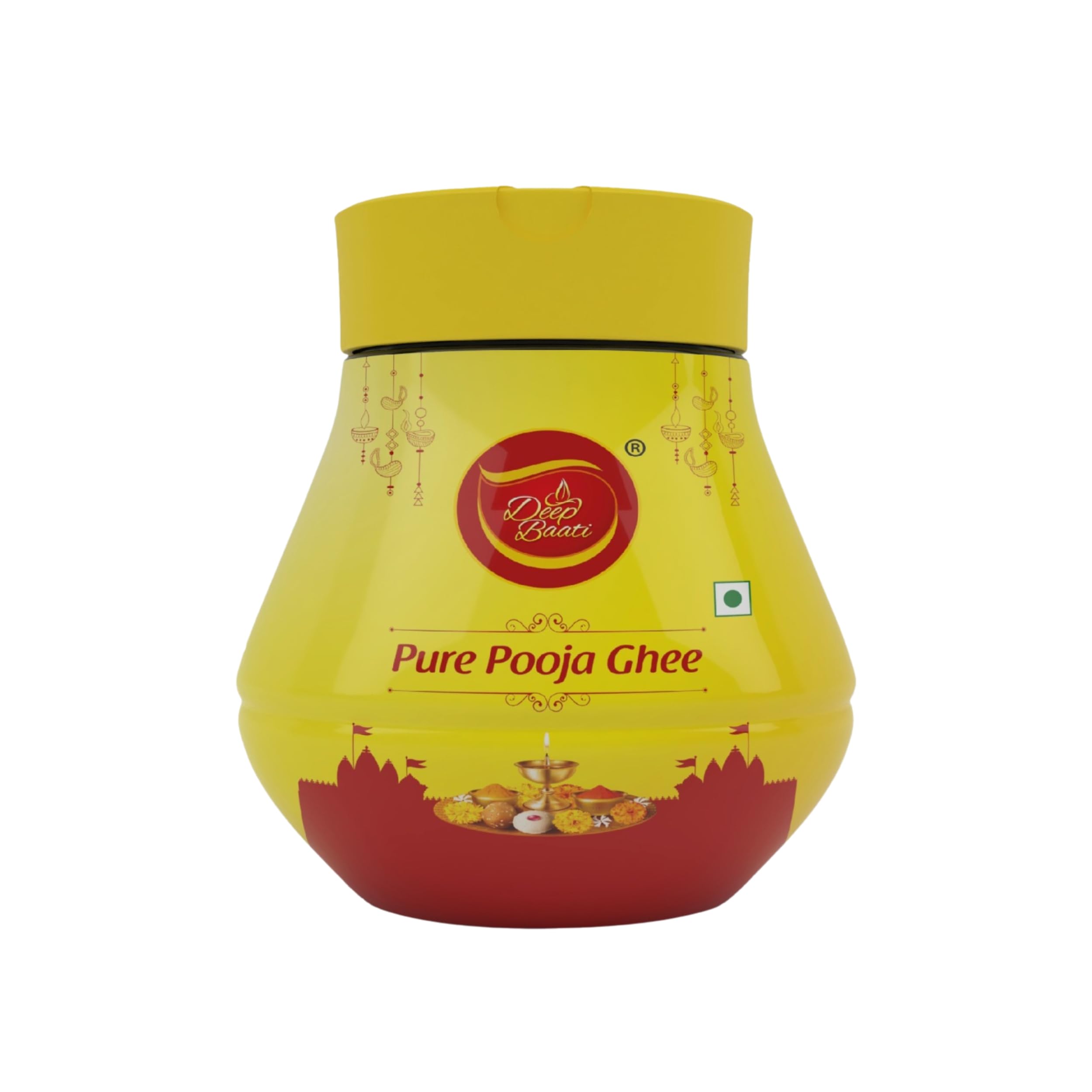 Pooja Ghee 1L Non Edible | Diya Oil for Lamp Lighting | Puja Samagri for Aarti Havan Mandir | Long Burning Ghee for Daily Worship Festival Use-image-37