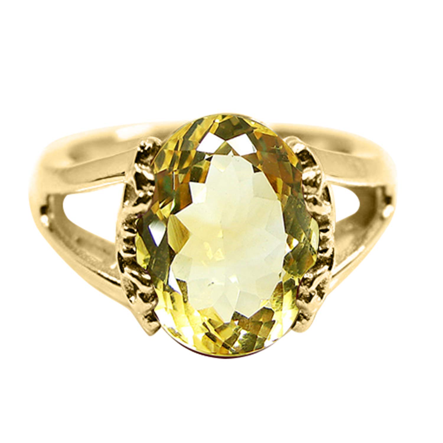 55Carat Choose Your Color Genuine Stone Ring 18K Gold Plated Oval Handmade Jewellery for Gift Sizes 4-13