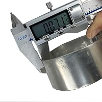 Vista 4 de Abrazadera de escape de 2-1/2 pulgadas, ID Abrazadera a tope de sello de banda estrecha de 2.5