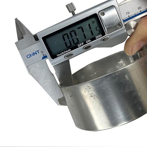 Miniatura 4 de Abrazadera Universal de Escape ID de 3.5 pulgadas, Abrazadera de Junta de Solape de Banda Estrecha de Acero Inoxidable de Tope de 3-12 pulgadas