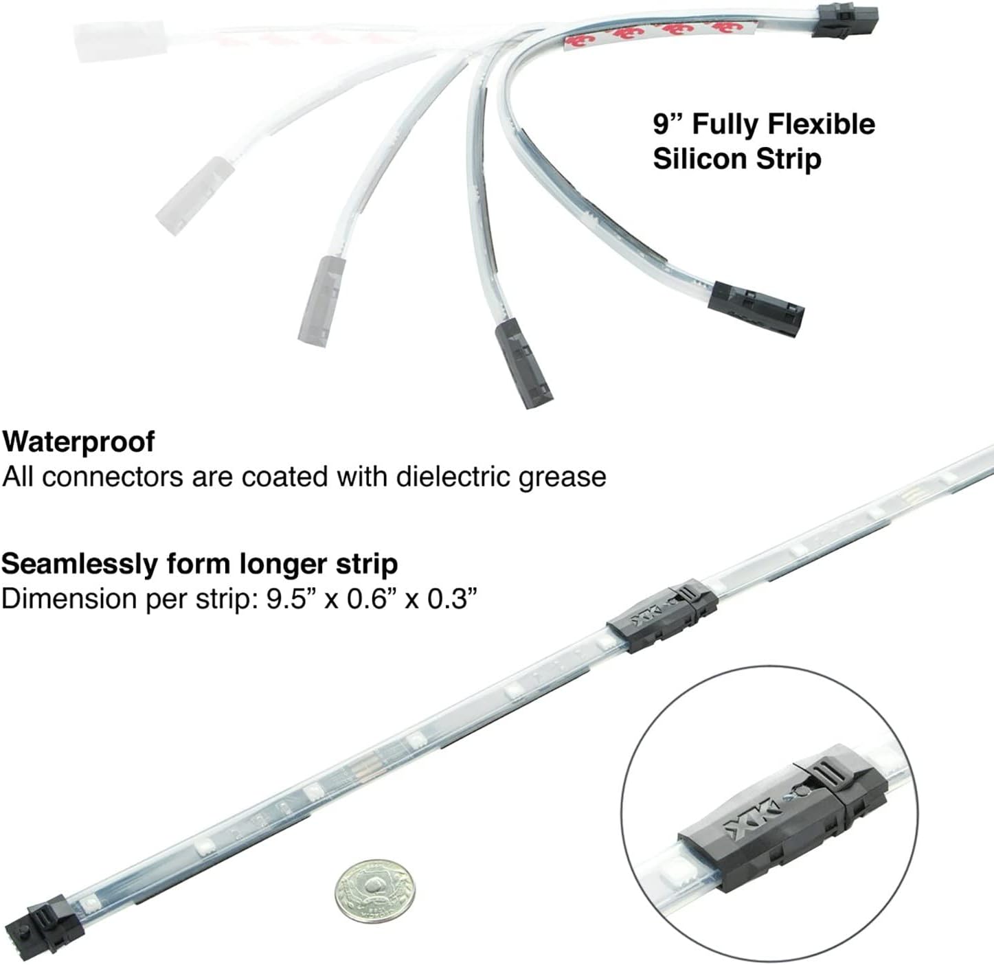 XKGLOW KS-CAR-MINI-DM LED Light Strips & Kit