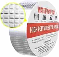 Nastro Adesivo Impermeabile CTRICALVER - Gomma Butilica 5mx10cm Per Riparazioni Tetti E Grondaie