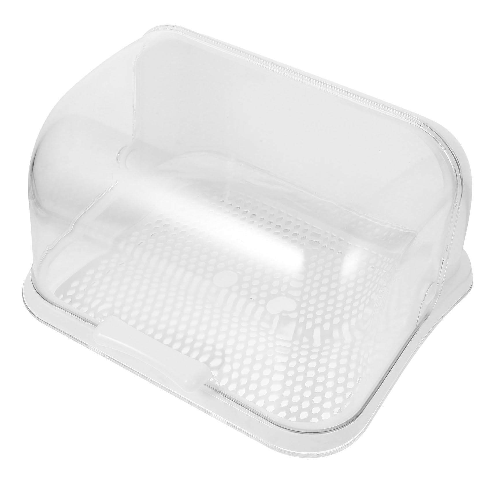 ifundom Babyflaschen Aufbewahrungsbox für Babys mit Deckel Pp Material zum Trocknen und Lagern von Babyflaschen und Schnullern Weiß zur Aufbewahrung und Organisation im Haushalt